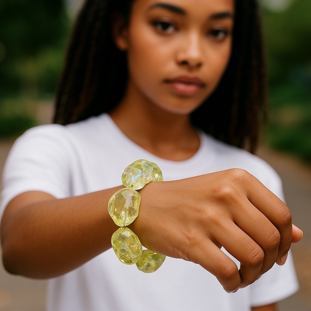 Chunky Yellow Bracelet